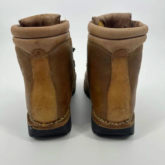 Vintage PMS By Gronell Italian Made Mountaineering Hiking Boots Size 11M main image 5